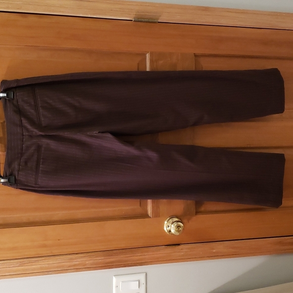 LIZ & CO STRETCH Pin Stripe Dress Pants Trousers Size 10 - Picture 4 of 4